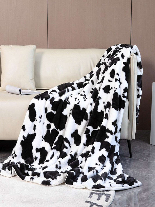 1pc Cow Pattern Blanket