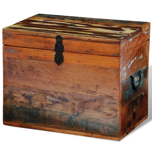 Reclaimed Compartment Box Solid Wood