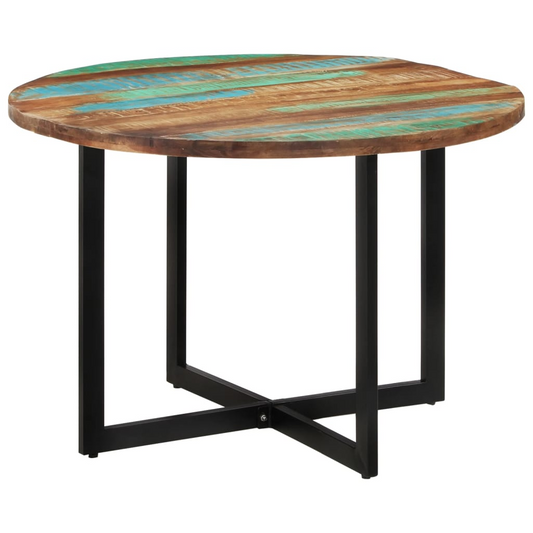 Solid Wood Reclaimed Table, 43.3"x29.5"