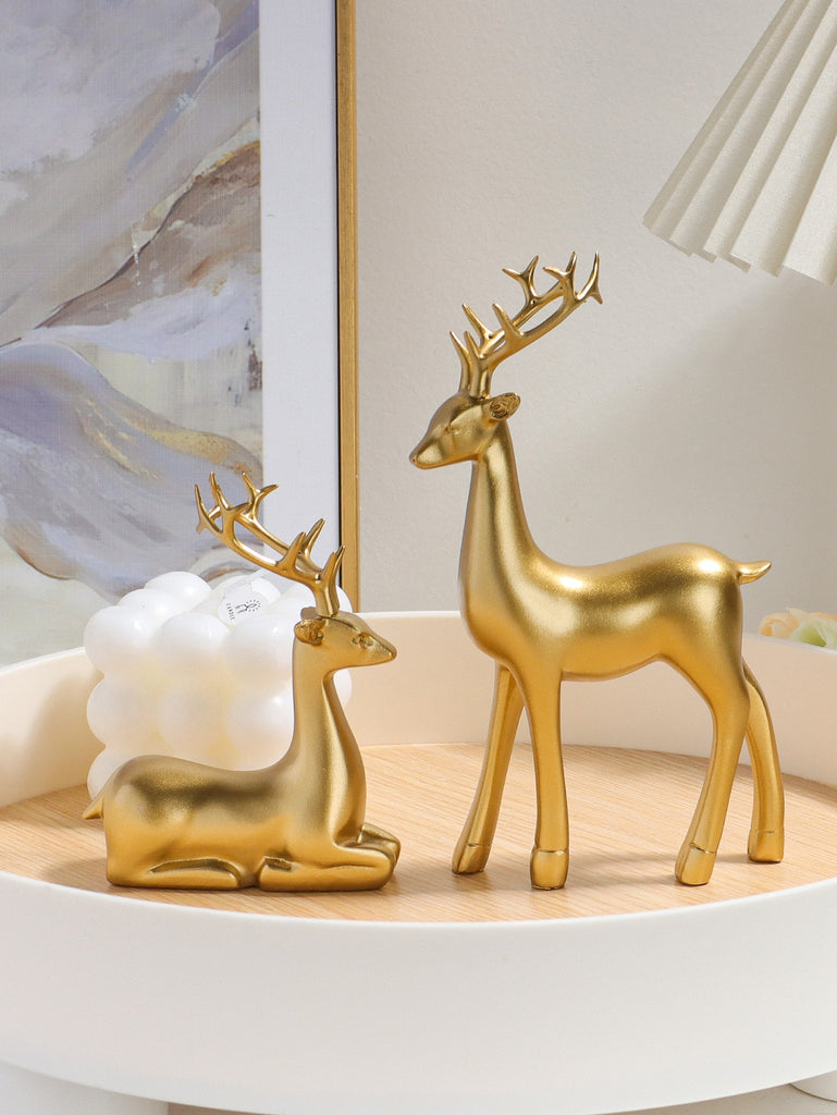 2pcs Deer Design Decoration Craft