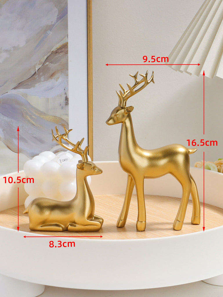 2pcs Deer Design Decoration Craft