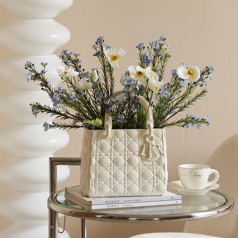 Resin Luxury Sculpture Handbag Vase