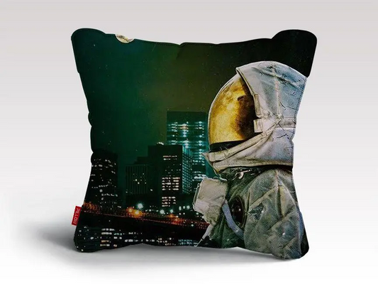 Moon and The City Cushion/Pillow
