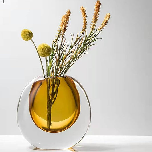 Luxury Minimalist Style Crystal Floral Vase Centerpiece