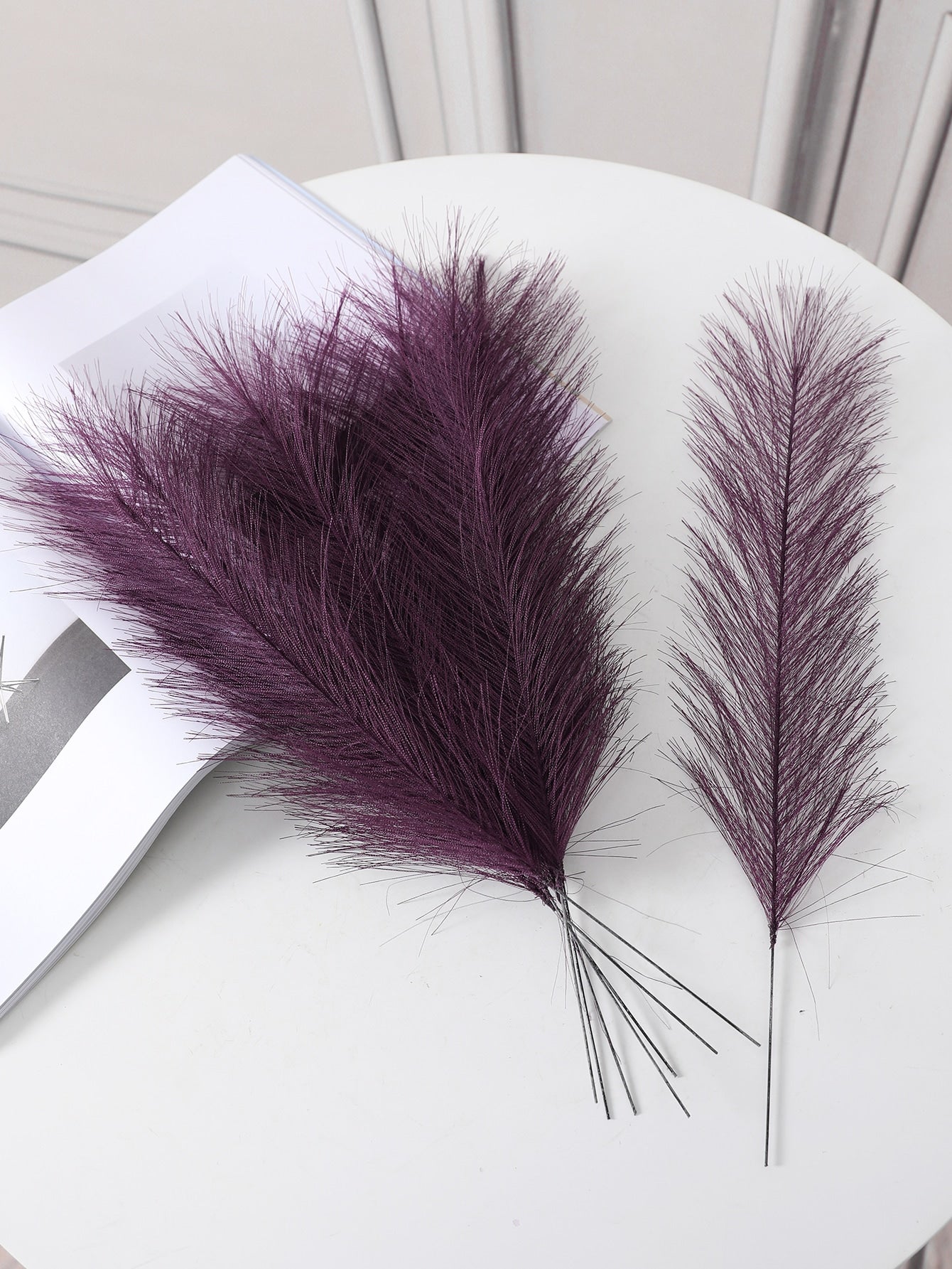 8pcs Artificial Polyester Reed