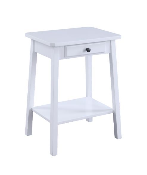 Kaife Accent Table, White Finish