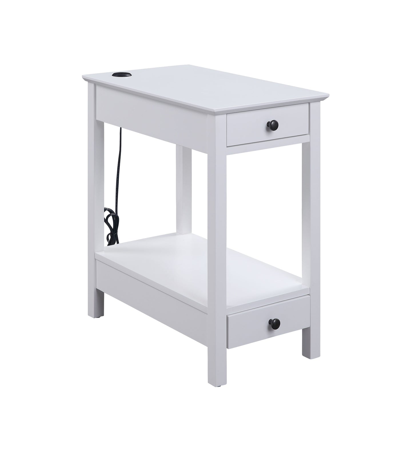 Byzad Side Table, White