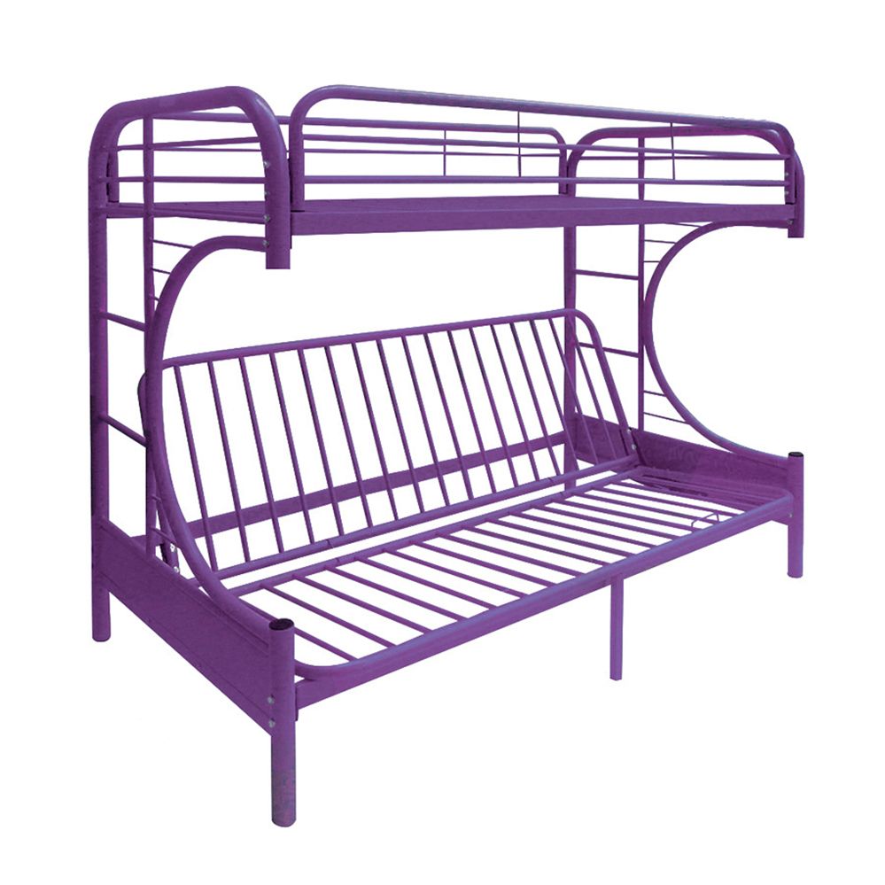 Eclipse Bunk Bed (Twin/Full/Futon) in Purple
