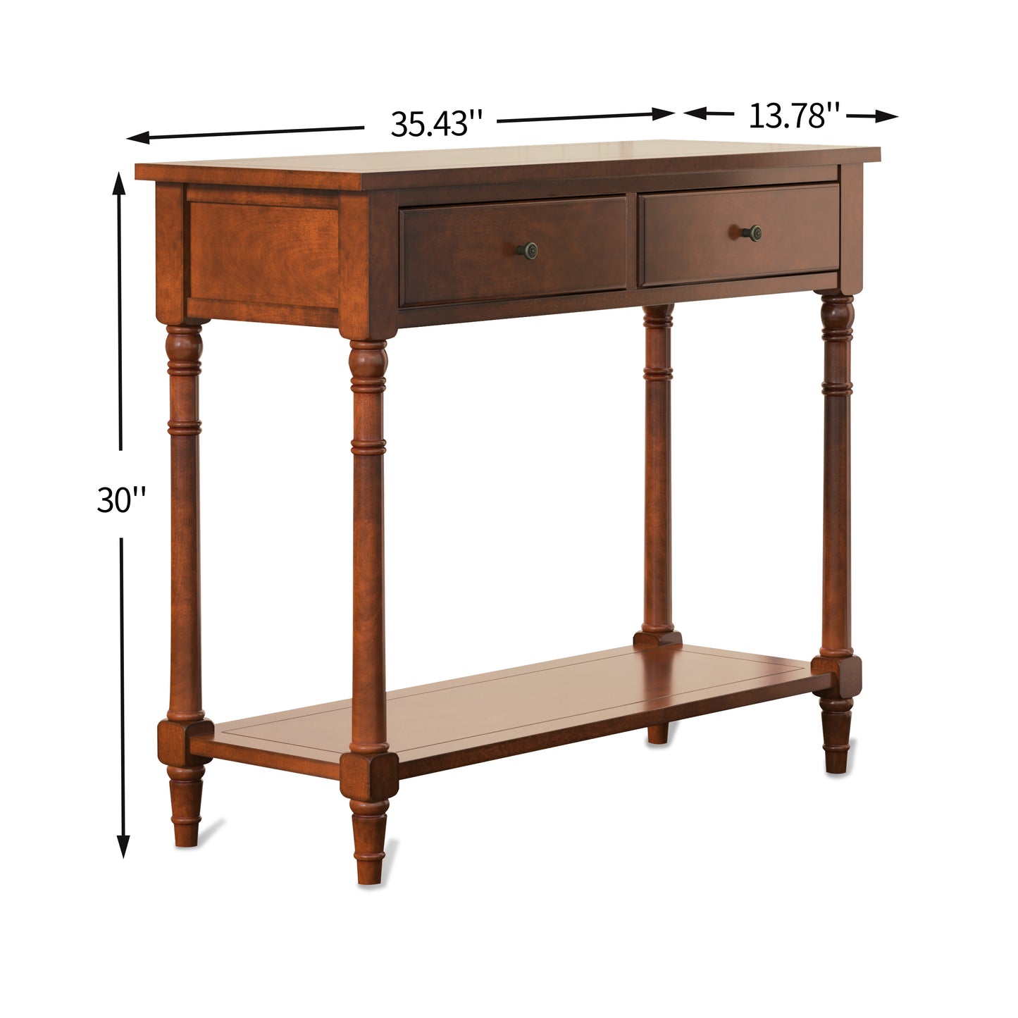 Solid Wood Sofa Table (Cherry)