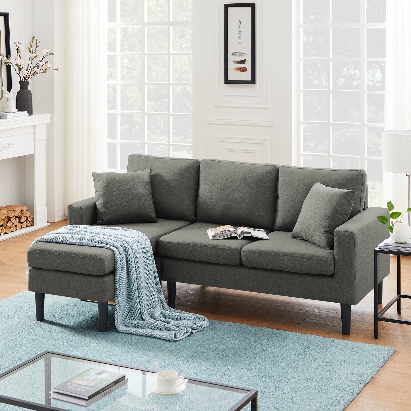 Reversible sectional sofa (Pick up only)