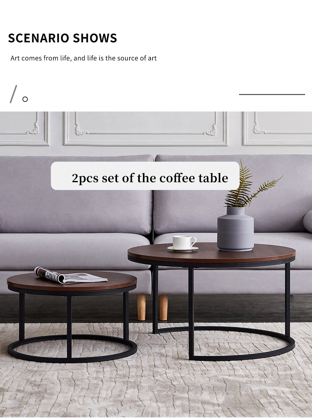 Modern Nesting Coffee Table