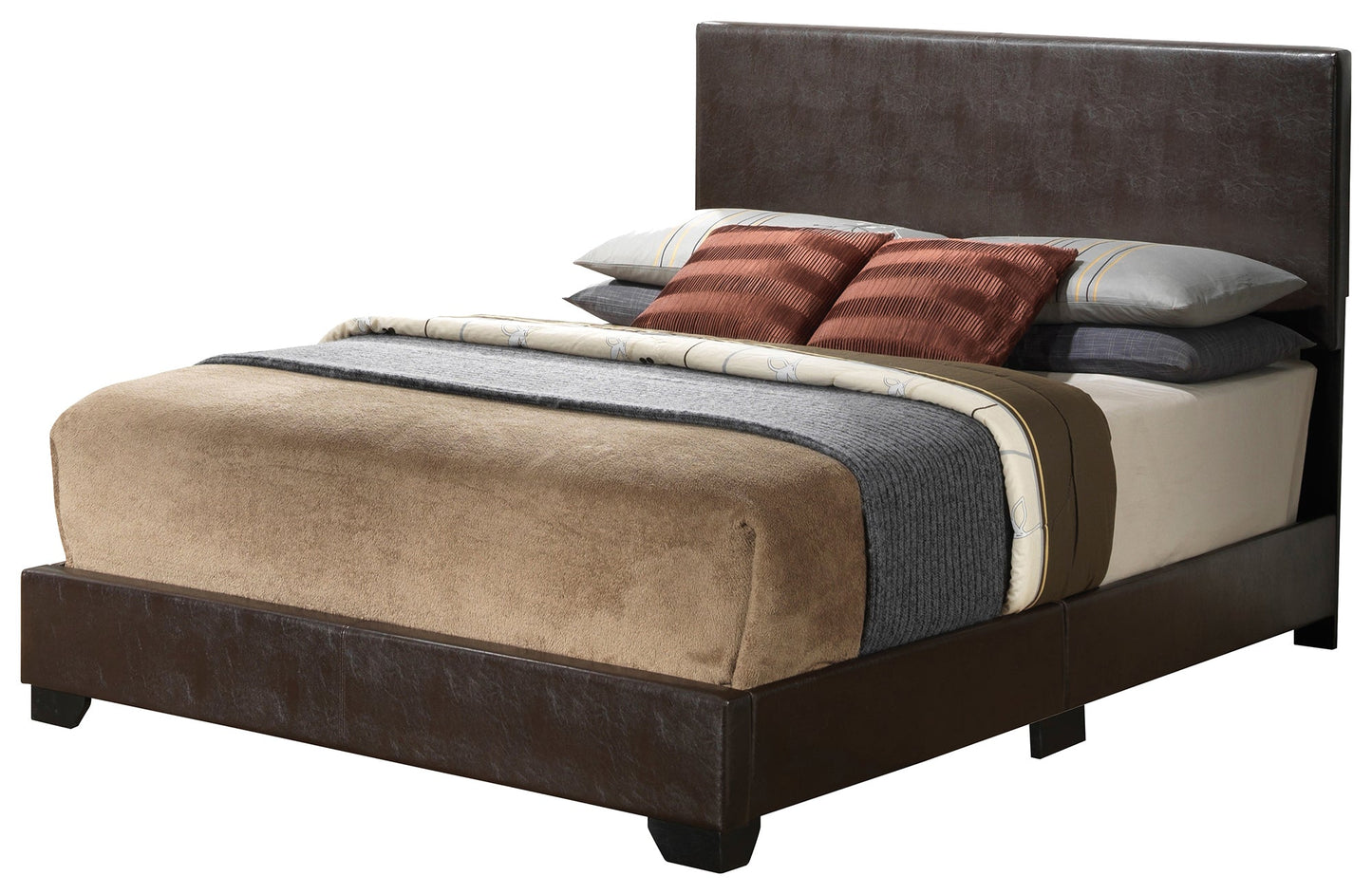 Aaron Upholstered King Panel Bed - Final Clearance